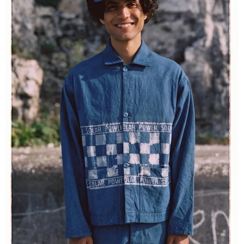 Blue Solar Power Men's Jacket